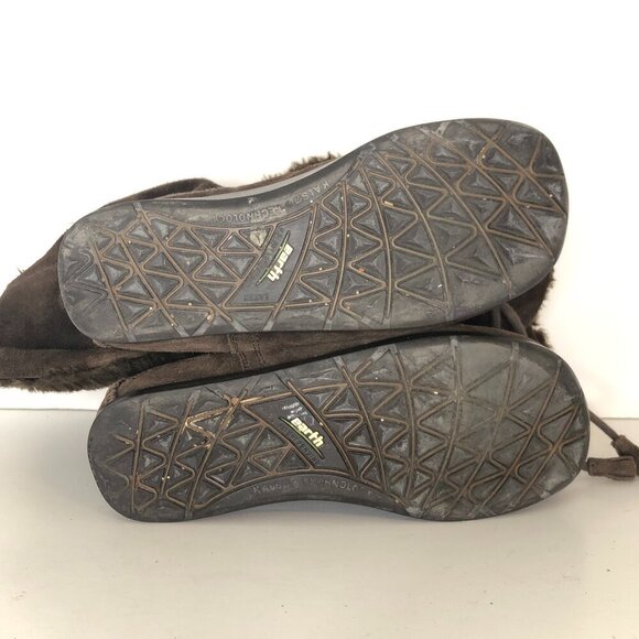 EARTH Leather Boots Women's Size 7B Brown Montage Beaver Kalso Technology - Picture 6 of 14